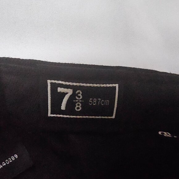 New Era Fits Black With Gray And Orange Swirl Embroidered Design Cap Size 7 3/8 - Picture 7 of 10